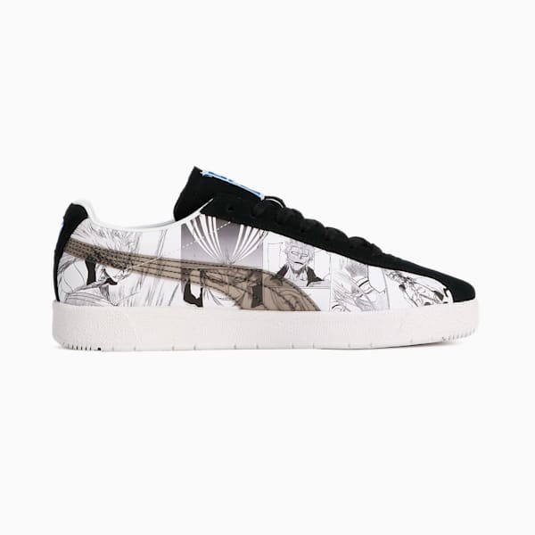 ユニセックス PUMA x ブリーチ デルフィン ブルー ジャガー スニーカー, PUMA White-PUMA Black, extralarge-JPN