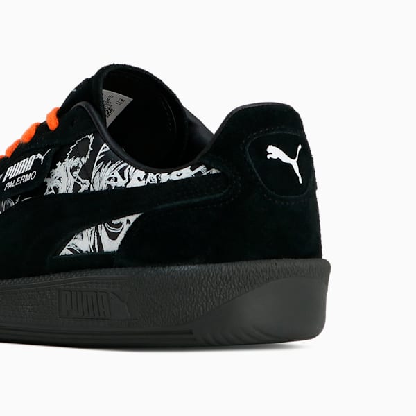 ユニセックス PUMA x ブリーチ パレルモ ブラック ムーン スニーカー, PUMA Black-PUMA White, extralarge-JPN