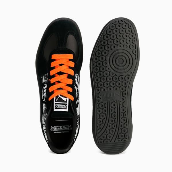 ユニセックス PUMA x ブリーチ パレルモ ブラック ムーン スニーカー, PUMA Black-PUMA White, extralarge-JPN