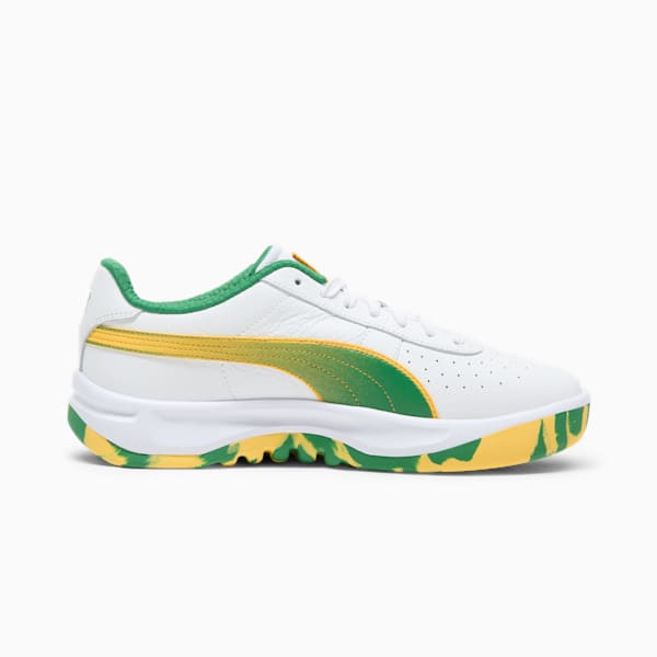 Tenis para hombre GV Special NYC Flagship, PUMA White-Sunny Yellow-Archive Green, extralarge