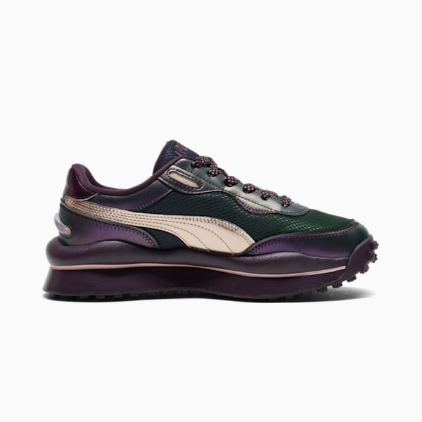 Style Rider Galactic Women's Sneakers, Midnight Plum-Rose Quartz-Green Moon, extralarge