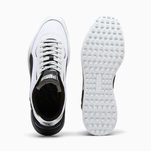 Style Rider Zinc Men's Sneakers, PUMA White-PUMA Black-PUMA Silver, extralarge