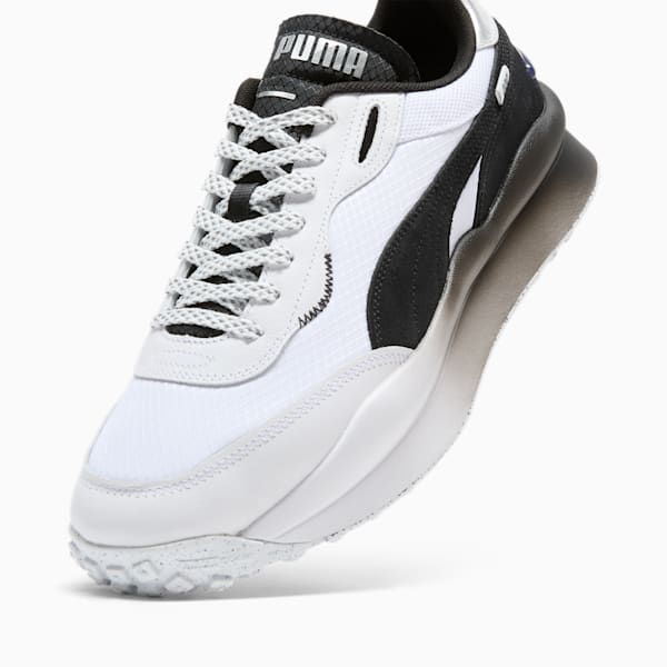 Tenis para hombre Style Rider JOMO, PUMA White-PUMA Black-PUMA Silver, extralarge