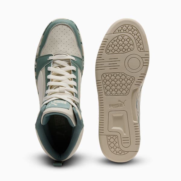 Tenis para hombre Rebound V6 Camo, Alpine Snow-Warm White-Green Moon, extralarge