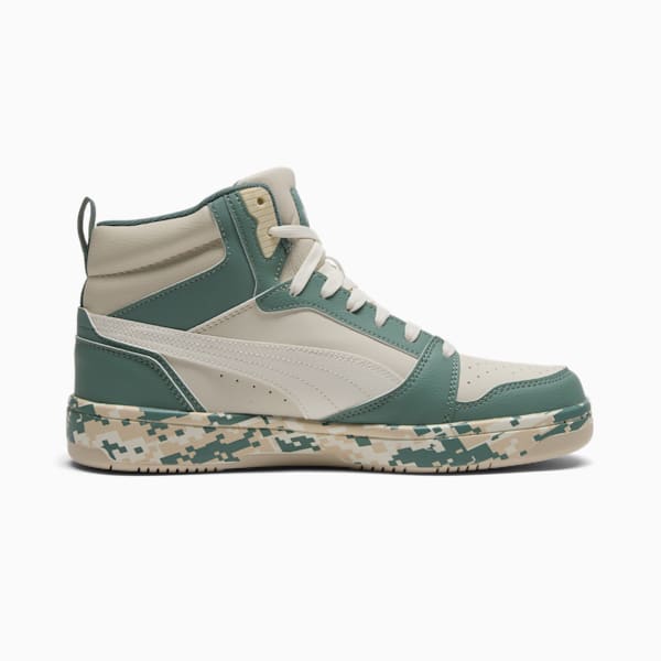 Rebound V6 Camo Men's Sneakers, Alpine Snow-Warm White-Green Moon, extralarge