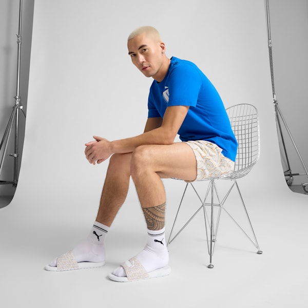Cool Cat 2.0 Pride Men's Slides, PUMA White-PUMA White, extralarge