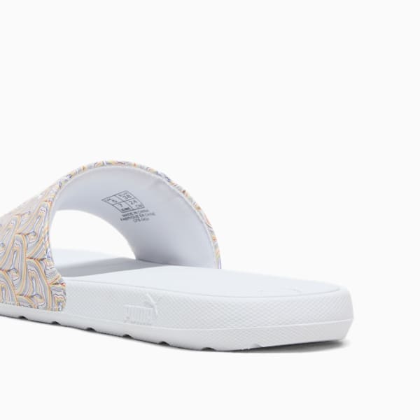 Cool Cat 2.0 Pride Women's Slides, PUMA White-PUMA White, extralarge
