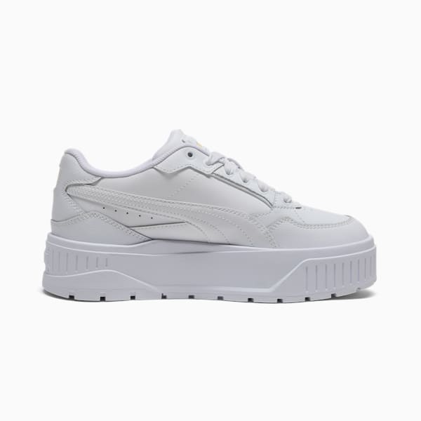 Karmen II Idol Floral Women's Sneakers, PUMA White-PUMA White-Sunny Yellow, extralarge
