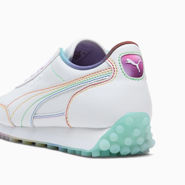 Easy Rider Pride Flag Sneakers, PUMA White-For All Time Red-Yellow Sizzle, extralarge