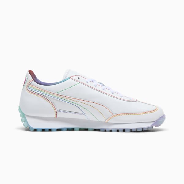 Easy Rider Pride Flag Sneakers, PUMA White-For All Time Red-Yellow Sizzle, extralarge