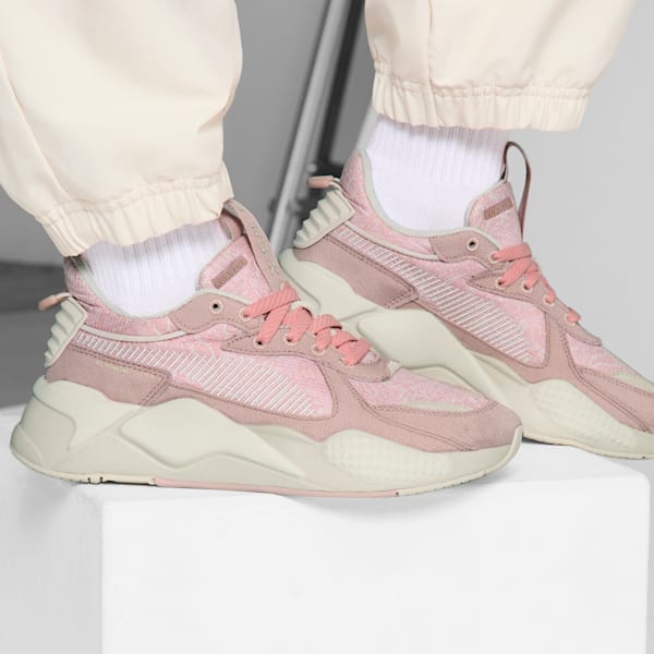 RS-X Ornate Women's Sneakers, Rose Quartz-Frosted Ivory-Pink Fruit, extralarge
