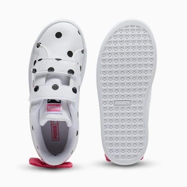 Tenis para niños pequeños Basket Bow, PUMA White-PUMA Black-Magic Rose, extralarge