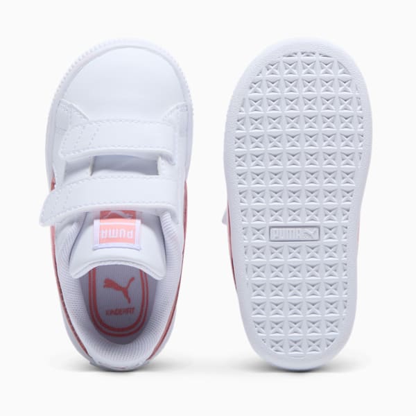 Basket Glitter Toddlers' Sneakers, PUMA White-Pink Fruit, extralarge