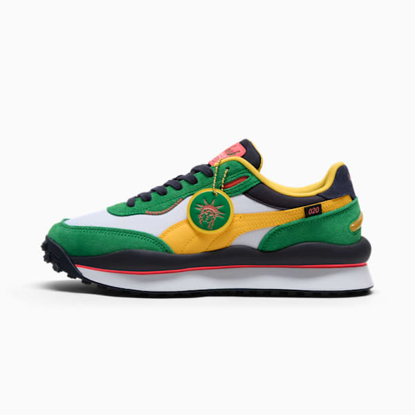 Tenis para hombre RS-X³ NYC FLAGSHIP, Archive Green-Sunny Yellow-New Navy, extralarge