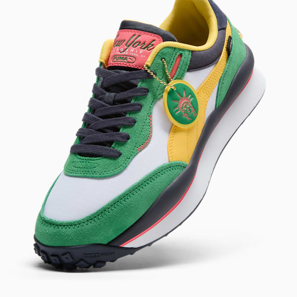 Style Rider NYC Flagship Men's Sneakers, Archive Green-Sunny Yellow-New Navy, extralarge
