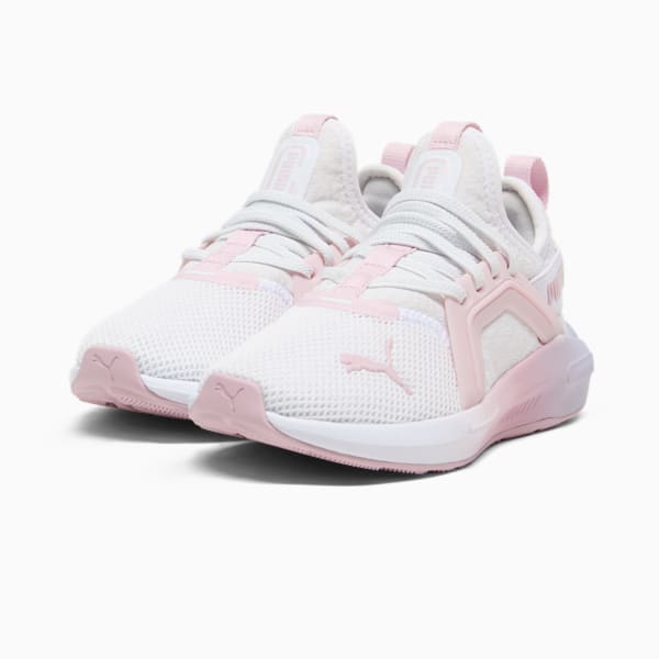 Tenis para niños Soft Enzo 5 Rose, PUMA White-Rose Wine, extralarge