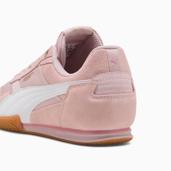 Bella Donna Nylon Women's Sneakers, Mauve Mist-PUMA White-PUMA Gold, extralarge