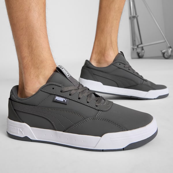 Skate C Buck Men's Sneakers, Cool Dark Gray-Cool Dark Gray-PUMA White, extralarge
