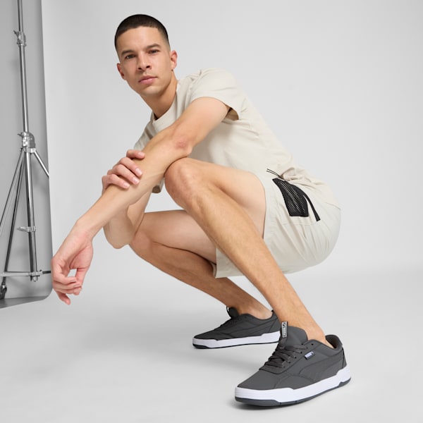 Skate C Buck Men's Sneakers, Cool Dark Gray-Cool Dark Gray-PUMA White, extralarge