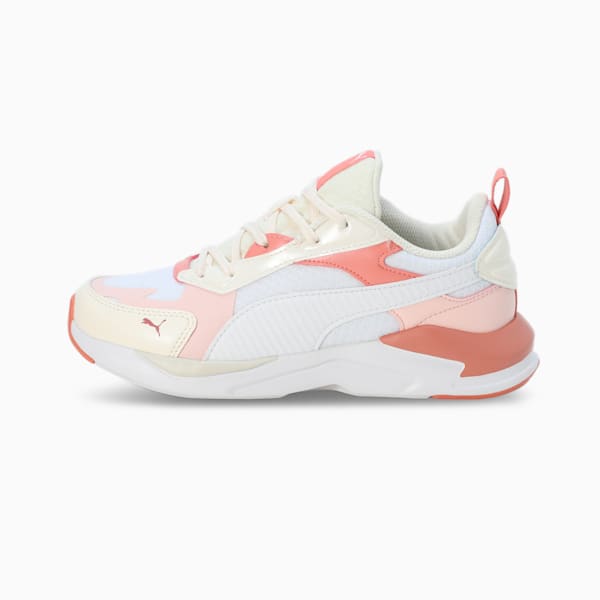 PUMA X-Ray Fluido V1 Women's Sneakers, PUMA White-Frosted Ivory-Deeva Peach, extralarge-IND