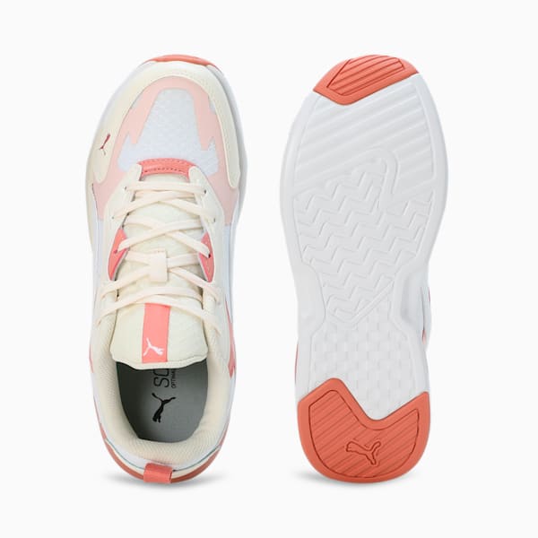 PUMA X-Ray Fluido V1 Women's Sneakers, PUMA White-Frosted Ivory-Deeva Peach, extralarge-IND