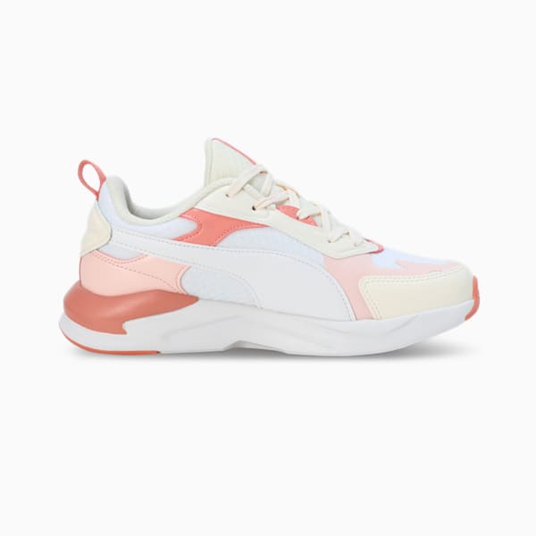 PUMA X-Ray Fluido V1 Women's Sneakers, PUMA White-Frosted Ivory-Deeva Peach, extralarge-IND