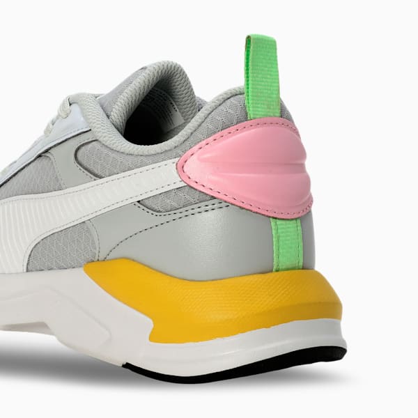 PUMA X-Ray Fluido V1 Women's Sneakers, Silver Mist-Spring Fern-Pearl Pink, extralarge-IND