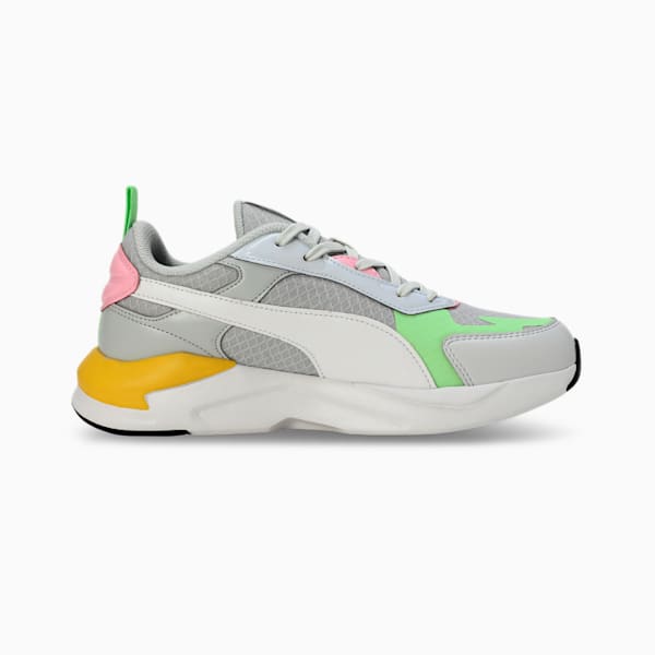 PUMA X-Ray Fluido V1 Women's Sneakers, Silver Mist-Spring Fern-Pearl Pink, extralarge-IND
