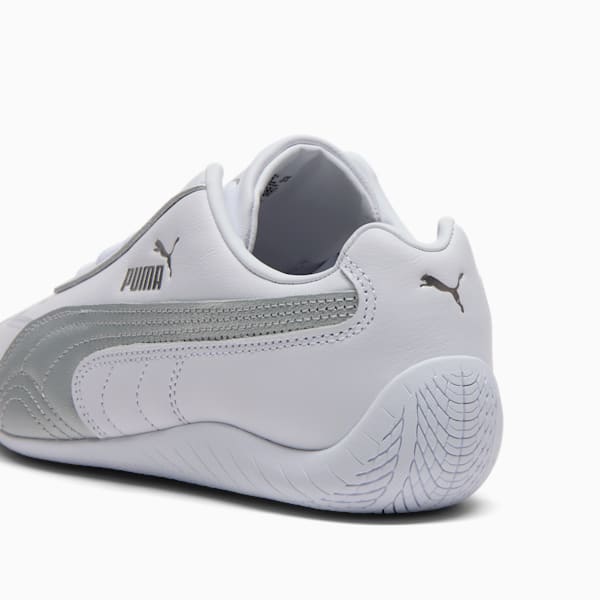 Speedcat Leather Women's Sneakers, PUMA White-PUMA Silver, extralarge
