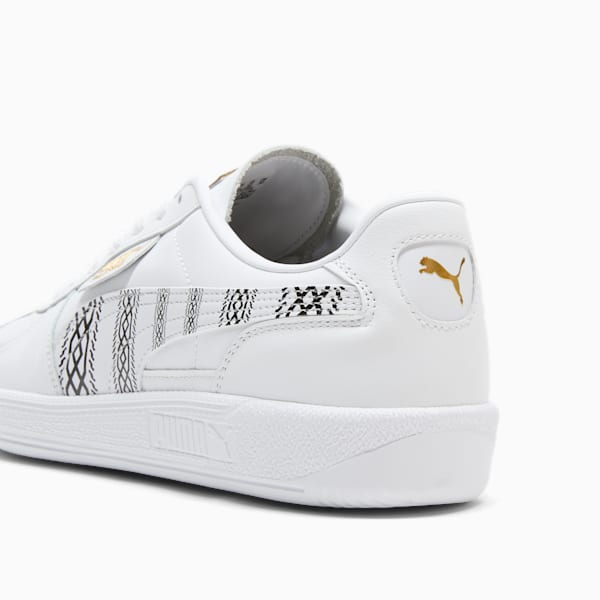 Palermo Leather MH Sneakers, PUMA White-PUMA Black-PUMA Gold, extralarge