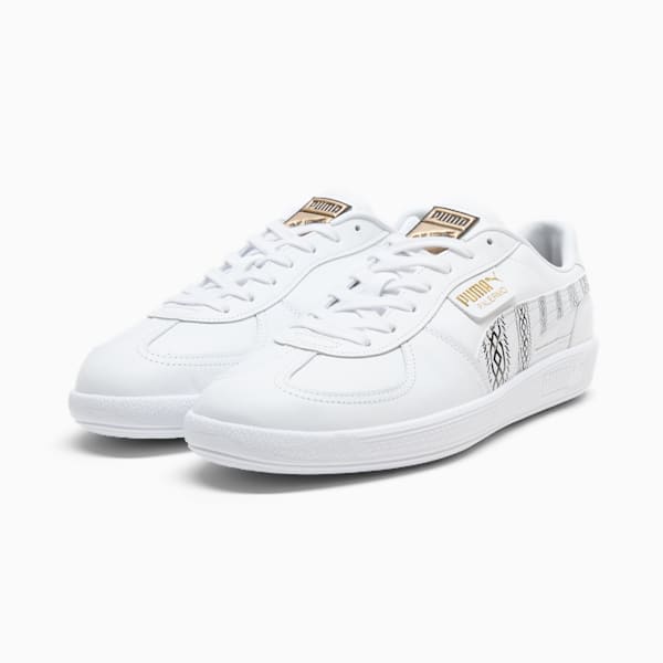 Tenis de cuero Palermo MH, PUMA White-PUMA Black-PUMA Gold, extralarge