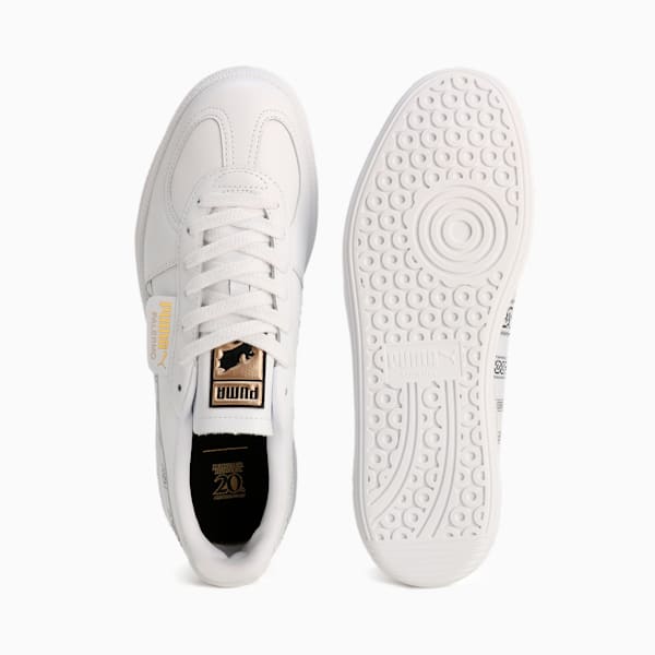 ユニセックス PUMA x モンスターハンター パレルモ レザー スニーカー, PUMA White-PUMA Black-PUMA Gold, extralarge-JPN