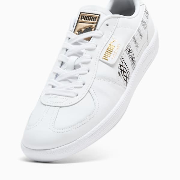 Palermo Leather MH Sneakers, PUMA White-PUMA Black-PUMA Gold, extralarge