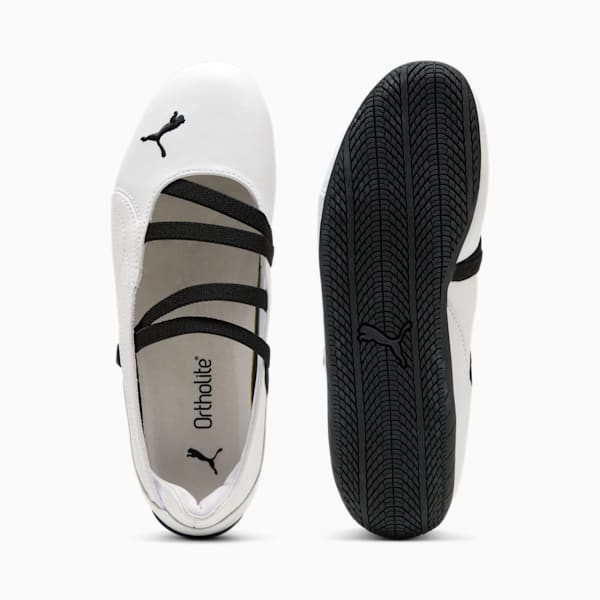 tenis para mujer Speedcat Ballet Leather, PUMA White-PUMA White-PUMA Black, extralarge
