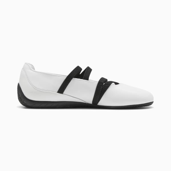 Speedcat Ballet Leather Shoes Women, PUMA White-PUMA White-PUMA Black, extralarge-GBR