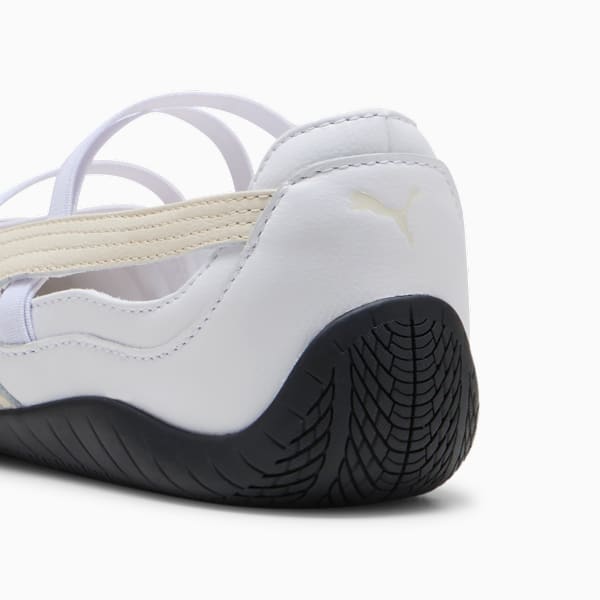 Balerinas Speedcat Cuero para mujer, PUMA White-Alpine Snow, extralarge