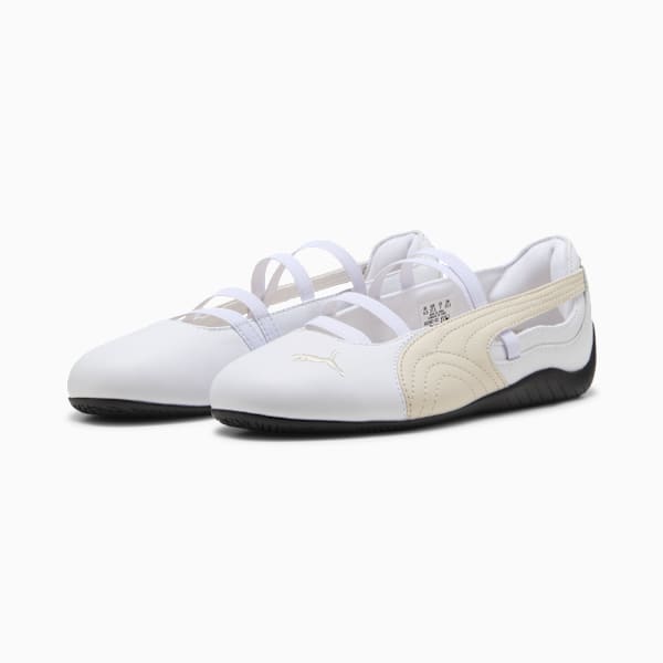 tenis para mujer Speedcat Ballet Leather, PUMA White-Alpine Snow, extralarge