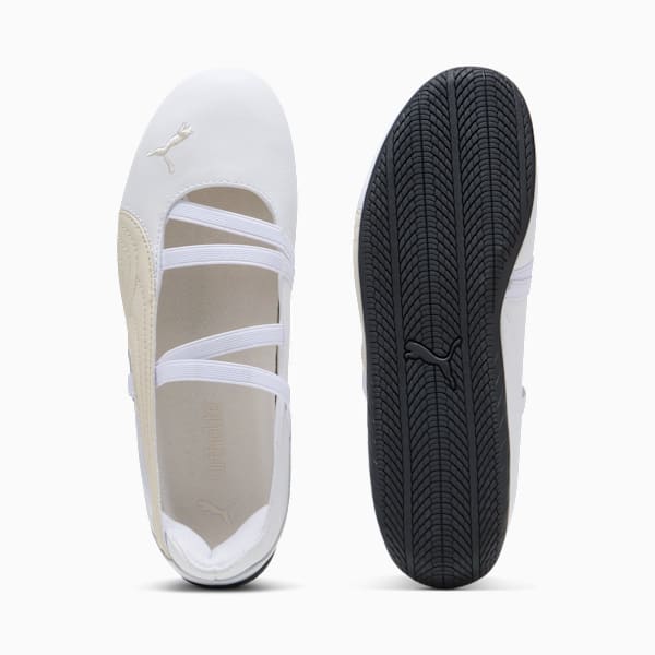 tenis para mujer Speedcat Ballet Leather, PUMA White-Alpine Snow, extralarge