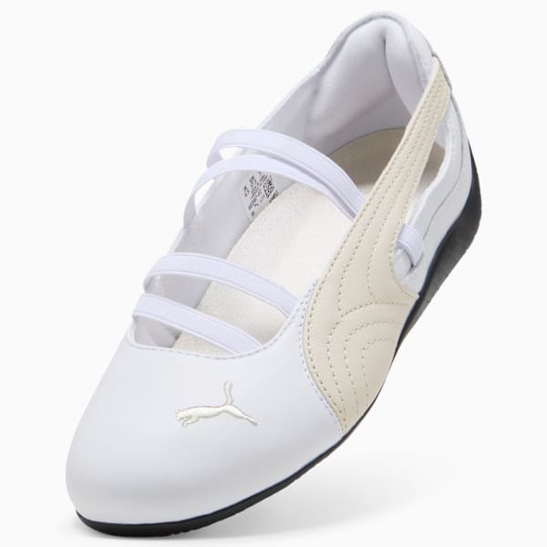 tenis para mujer Speedcat Ballet Leather, PUMA White-Alpine Snow, extralarge