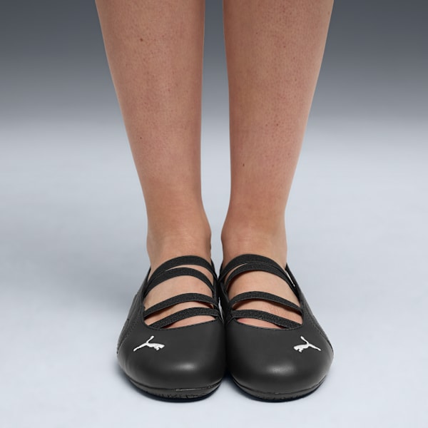Balerinas Speedcat Cuero para mujer, PUMA Black-PUMA White, extralarge