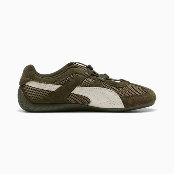 Speedcat Go Women's Sneakers, Dark Olive-Warm White, extralarge