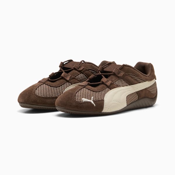 Tenis Speedcat Go para mujer, Chocolate-Alpine Snow, extralarge