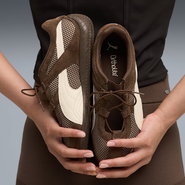 Tenis Speedcat Go para mujer, Chocolate-Alpine Snow, extralarge