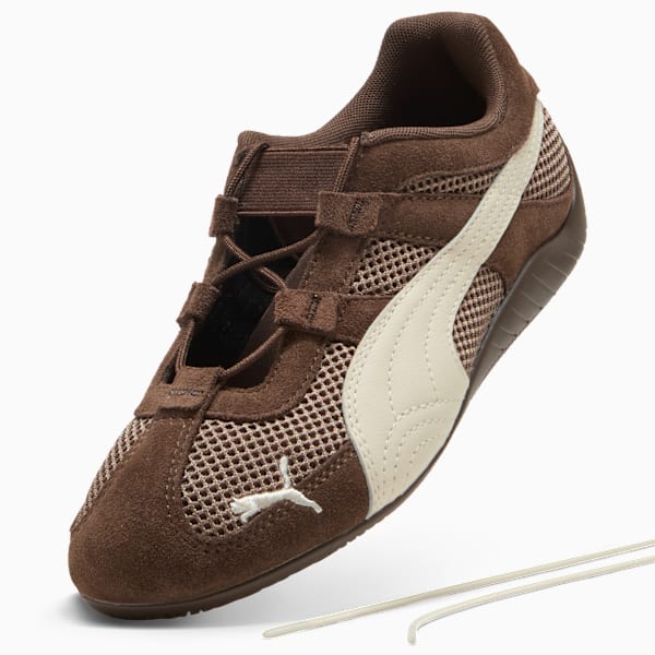 Tenis Speedcat Go para mujer, Chocolate-Alpine Snow, extralarge