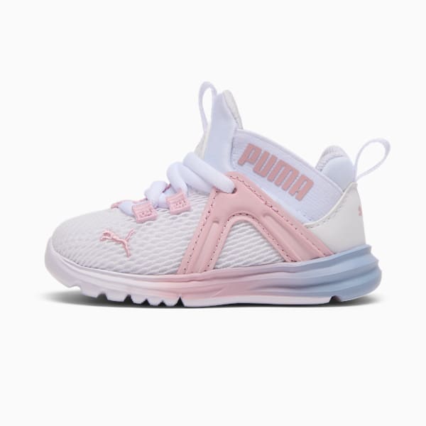 Enzo 2 Rose Toddlers' Sneakers, PUMA White-Rose Mauve, extralarge