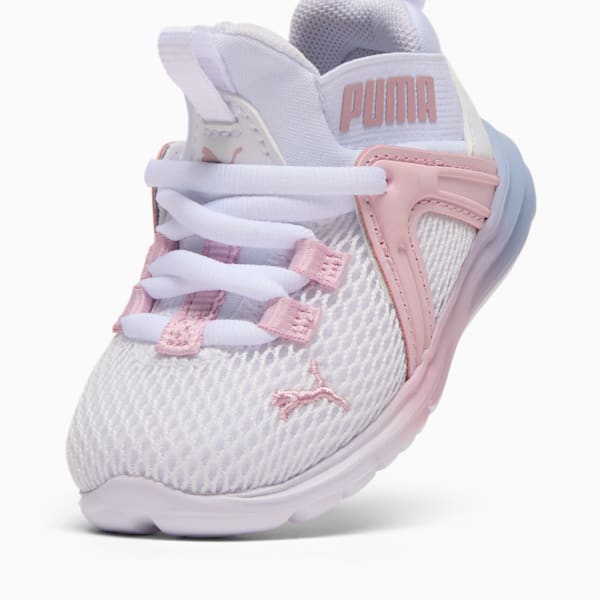 Enzo 2 Rose Toddlers' Sneakers, PUMA White-Rose Mauve, extralarge