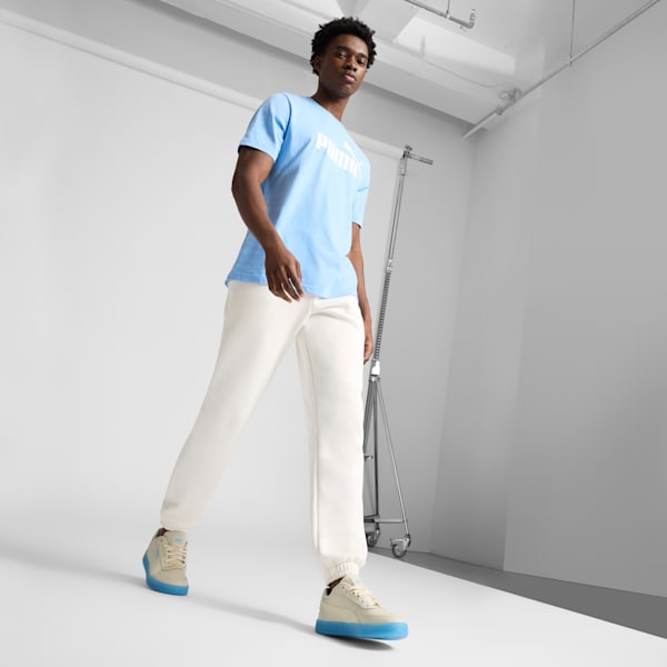 Tenis para hombre Lux Gum PUMA Caven 2.0, Alpine Snow-Alpine Snow-Team Light Blue, extralarge