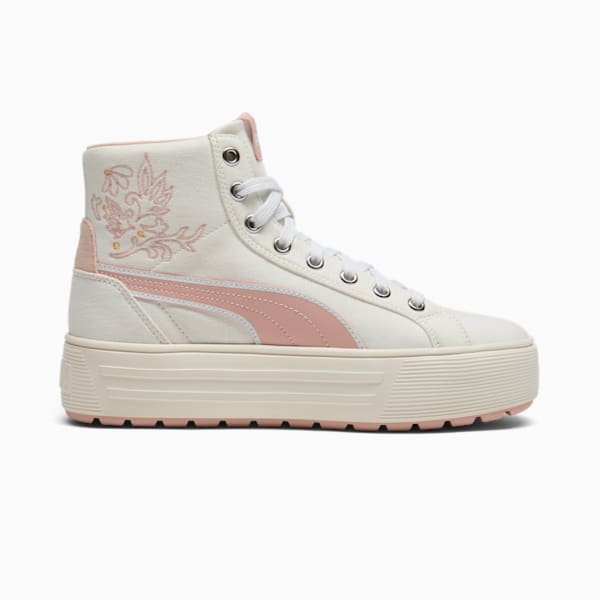 Tenis mid para mujer Kaia 2.0 Novelty Flower, Frosted Ivory-Rose Quartz, extralarge