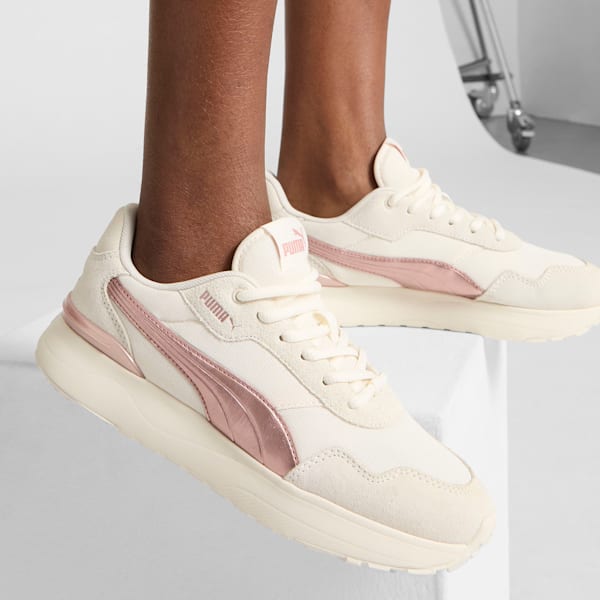 Tenis para mujer R78 Voyage Grounded Neutrals, Frosted Ivory-Rose Gold, extralarge