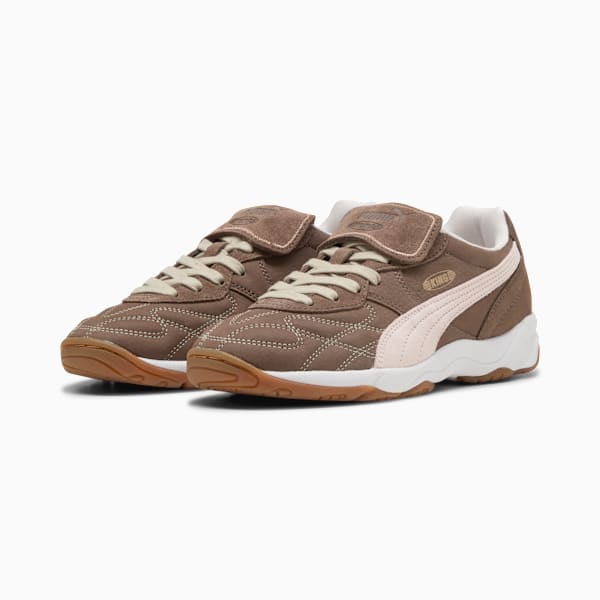 King Indoor Wine Club Wns Women, Flat Bronze-PUMA White, extralarge